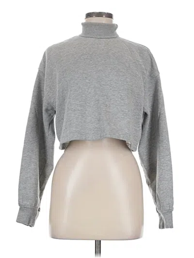 Pre-owned Divided By H&m Turtleneck Sweater In Gray