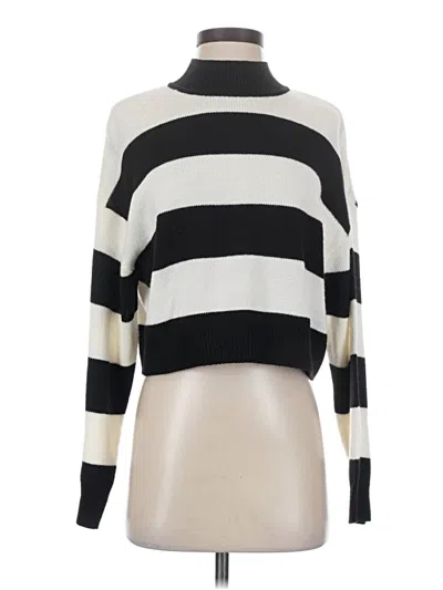 Pre-owned Divided By H&m Turtleneck Sweater In Ivory