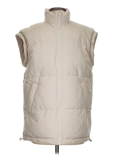 Pre-owned Divided By H&m Vest In Ivory