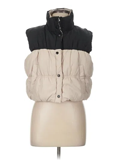 Pre-owned Divided By H&m Vest In Ivory