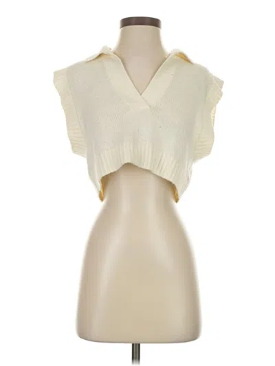 Pre-owned Divided By H&m Vest In White