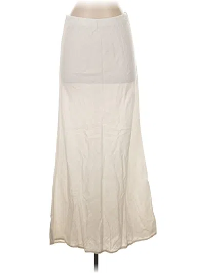 Pre-owned Dividends Formal Skirt In White