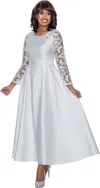 Divine Apparel Dn1471 Long Sleeve Mother Of The Bride Formal Dress In Multi
