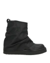 Divine Follie Woman Ankle Boots Black Size 8 Leather