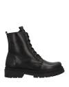 Divine Follie Woman Ankle Boots Black Size 11 Soft Leather In Black