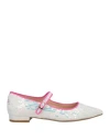 Divine Follie Woman Ballet Flats Fuchsia Size 8 Textile Fibers In Pink