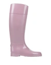 Divine Follie Woman Knee Boots Pastel Pink Size 10 Rubber