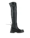 Divine Follie Woman Boot Black Size 8 Leather