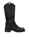 Divine Follie Woman Boot Black Size 8 Leather