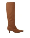 Divine Follie Woman Boot Brown Size 8 Textile Fibers