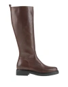 Divine Follie Woman Boot Chocolate Brown Size 8 Leather