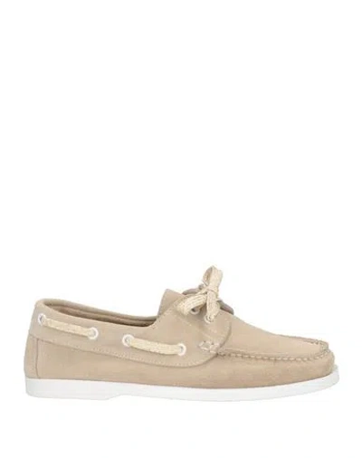 Divine Follie Woman Loafers Beige Size 8 Leather