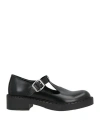 Divine Follie Woman Loafers Black Size 8 Calfskin In Black