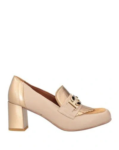 Divine Follie Woman Loafers Blush Size 8 Leather In Pink