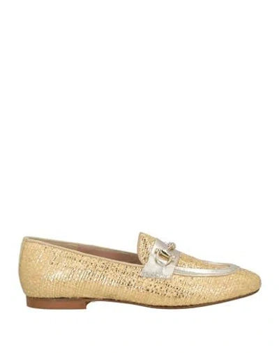 Divine Follie Woman Loafers Platinum Size 8 Textile Fibers In Grey