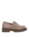 Divine Follie Woman Loafers Dove Grey Size 11 Soft Leather