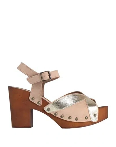 Divine Follie Woman Mules & Clogs Grey Size 8 Leather
