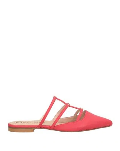 Divine Follie Woman Mules & Clogs Red Size 8 Leather