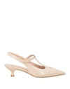 Divine Follie Woman Pumps Antique Rose Size 8 Synthetisches Material In Pink