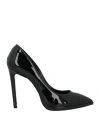 Divine Follie Woman Pumps Black Size 11 Textile Fibers