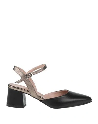Divine Follie Woman Pumps Black Size 8 Leather