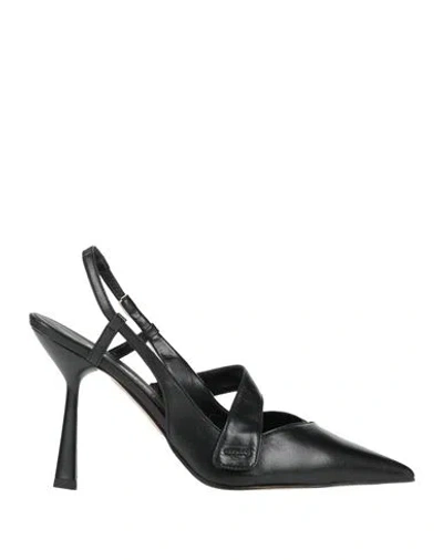 Divine Follie Woman Pumps Black Size 8 Leather