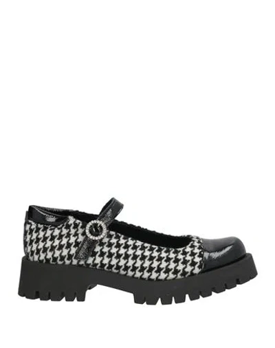 Divine Follie Woman Pumps Black Size 8 Leather, Textile Fibers
