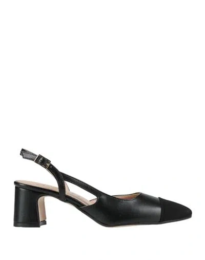 Divine Follie Woman Pumps Black Size 8 Synthetisches Material