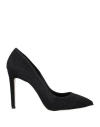 Divine Follie Woman Pumps Black Size 11 Textile Fibers
