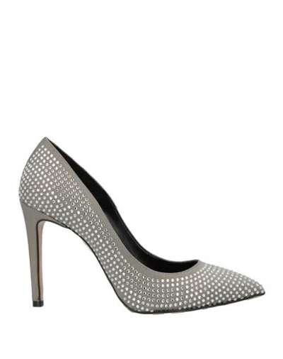 Divine Follie Woman Pumps Grey Size 11 Textile Fibers