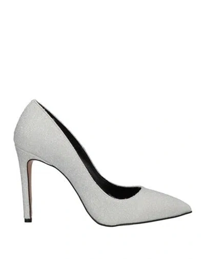 Divine Follie Woman Pumps Silver Size 11 Textile Fibers