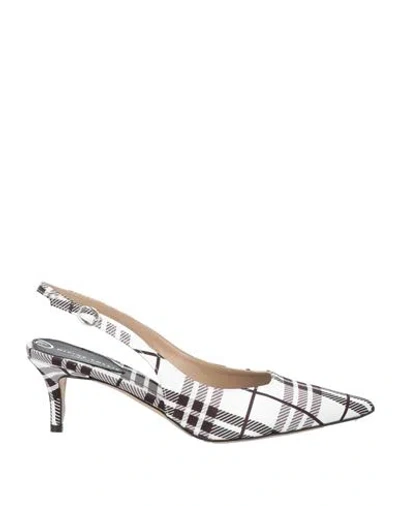 Divine Follie Woman Pumps White Size 8 Textile Fibers