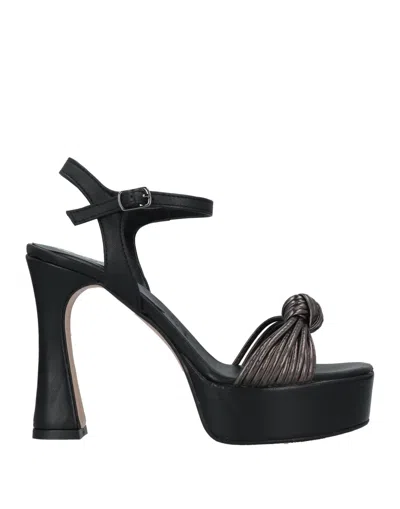 Divine Follie Sandals In Grey