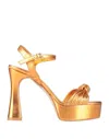 Divine Follie Sandals In Orange