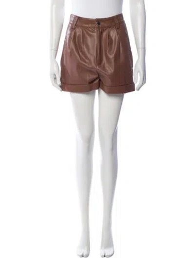 Pre-owned Divine Héritage Mini Shorts In Brown