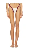 Divino Seas Ada Bikini Bottom In White