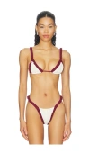 Divino Seas Ada Bikini Top In Neutral