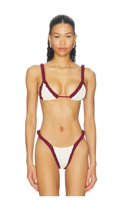 Divino Seas Ada Bikini Top In Neutral
