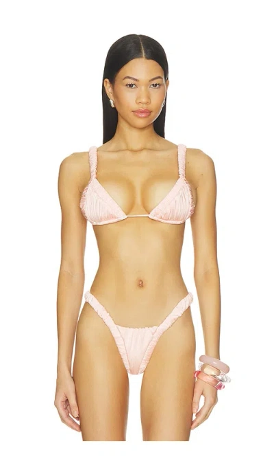 Divino Seas Ada Bikini Top In Neutral