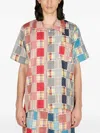 (d)ivision Patchwork Short-sleeve Shirt In Multi