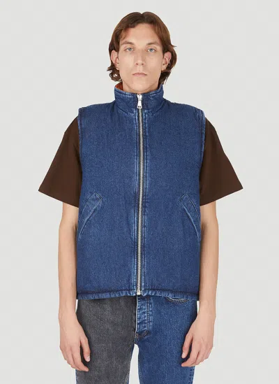 (di)vision X Won Hundred Padded Vest In Blue