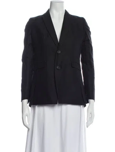 Pre-owned Divka Blazer In Blue