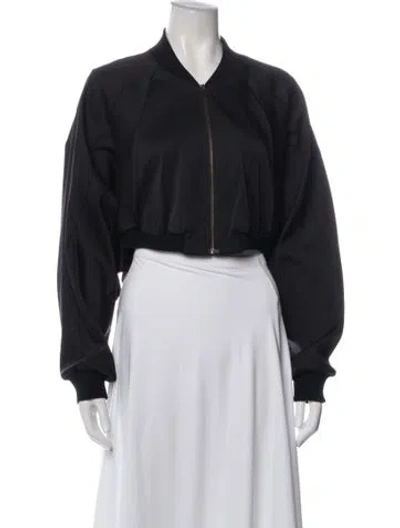 Pre-owned Divka Bomber Jacket In Black