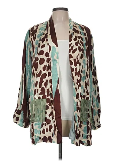 Pre-owned Dixie Blazer Jacket In Teal