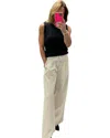 Dixie Casual Suit Up Trouser Pant In Chalk In White
