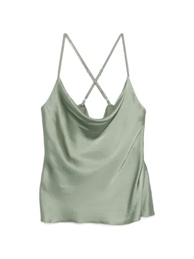 Dixie Criss-cross Strap Top In Green