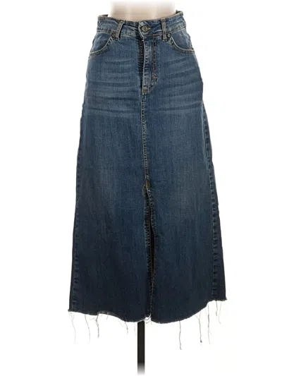 Pre-owned Dixie Denim Skirt In Blue