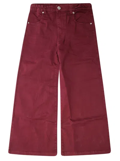 Dixie Flare Trousers For Kids In Bordeaux