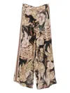 Dixie Floral-print Trousers In Black