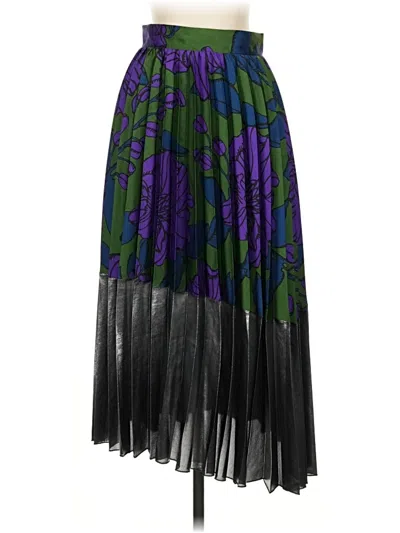 Pre-owned Dixie Formal Skirt In Purple